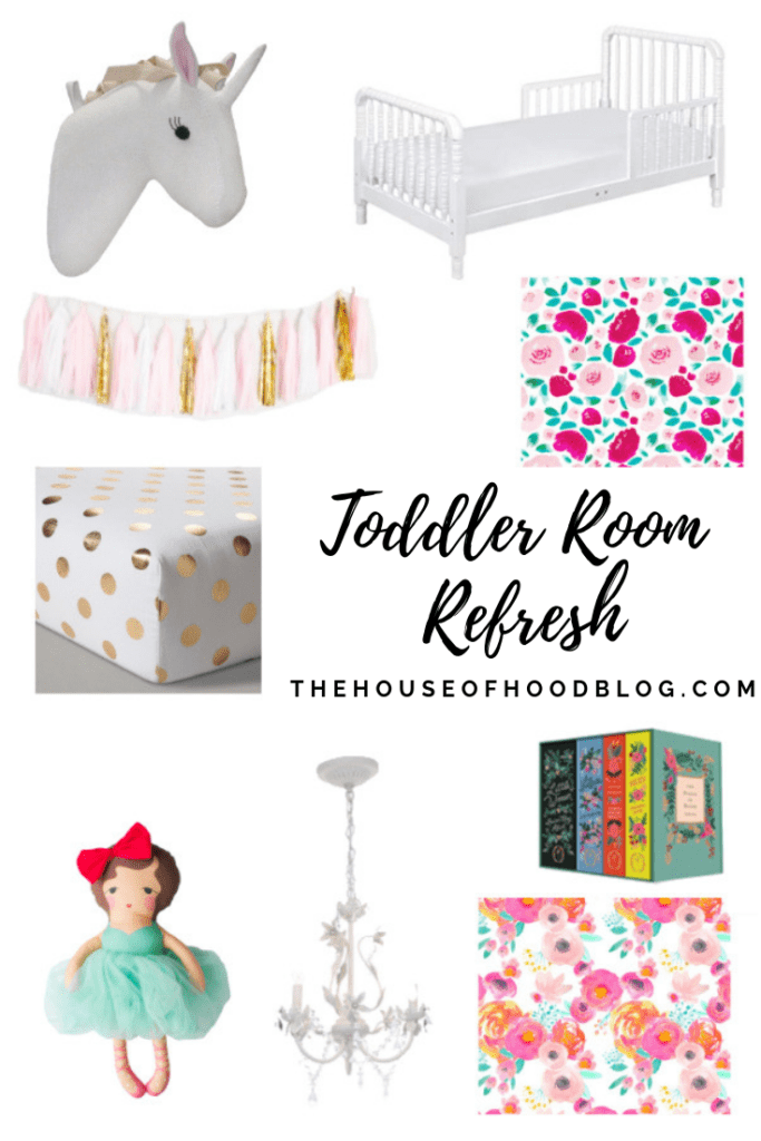 Toddler Girl Room Decor, mint pink nursery, unicorn, gold accents, toddler room refresh 