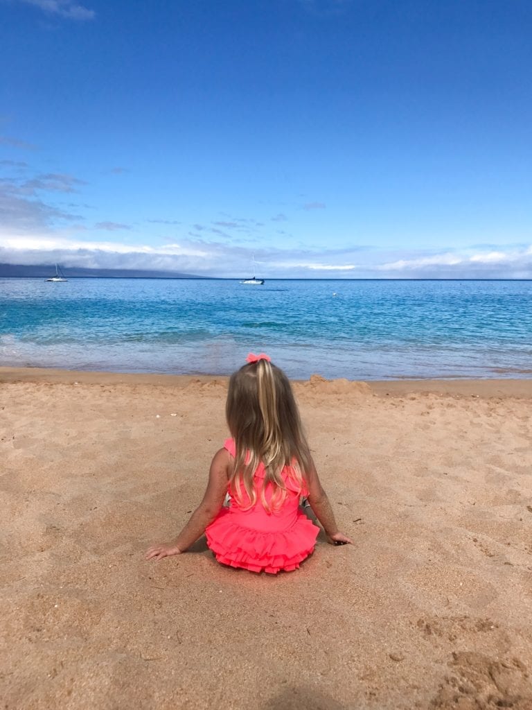 Traveling to Maui with Kids, traveling with children, Hawaii Guide, Kaanapali Beach