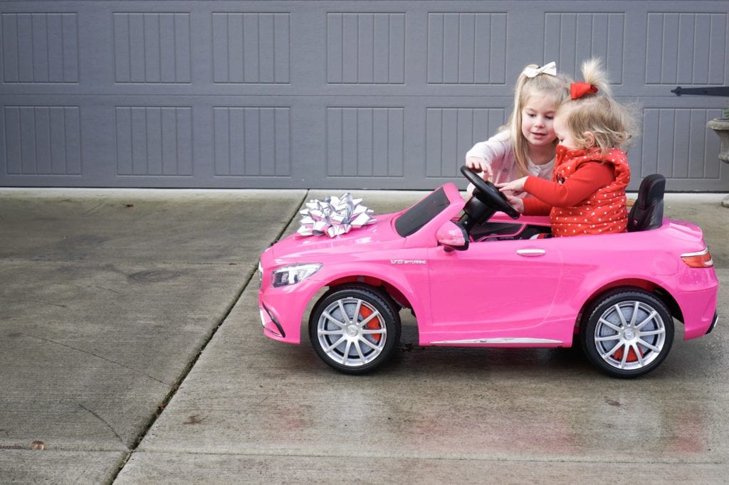 Gift Ideas, Pink Electric Car, Remote Control Car, Cars for Toddlers, Toys, Toy Ideas for kids, toy mercedes benz, ride on car