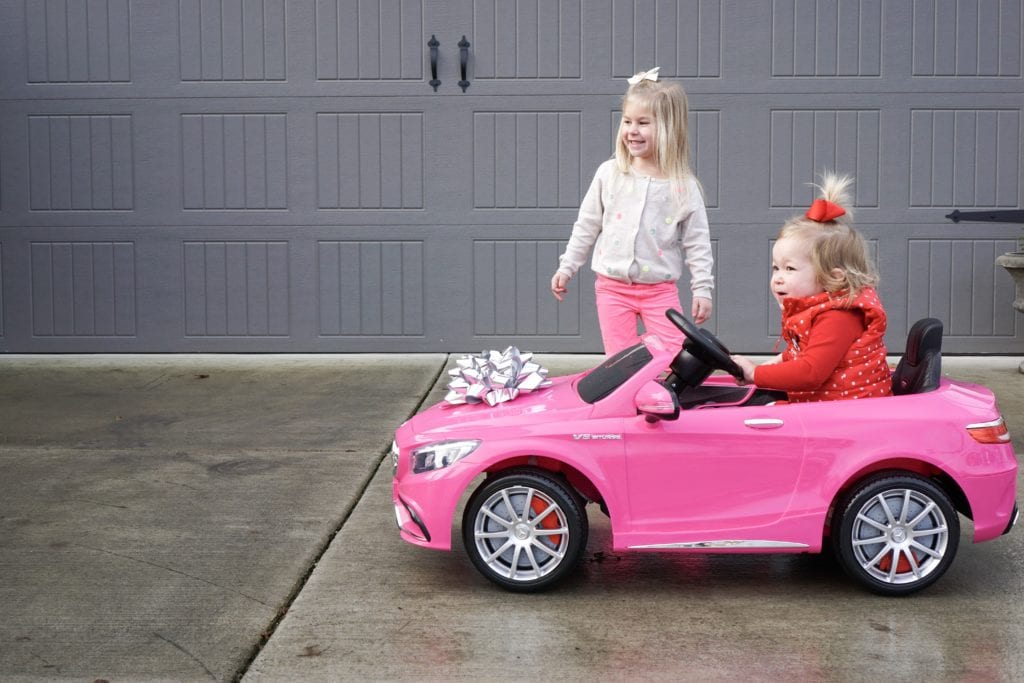 Gift Ideas, Pink Electric Car, Remote Control Car, Cars for Toddlers, Toys, Toy Ideas for kids, toy mercedes benz, ride on car