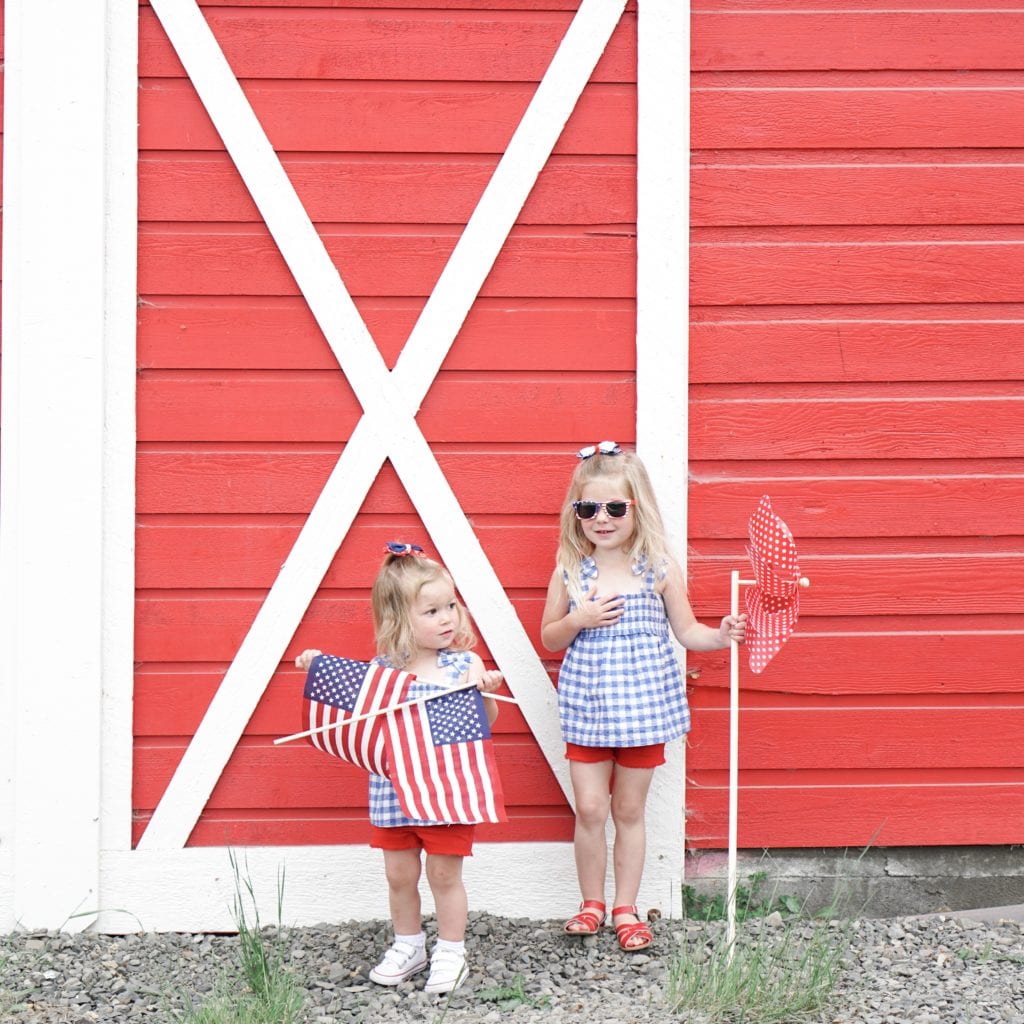 Fourth of July outfit ideas for toddler girls