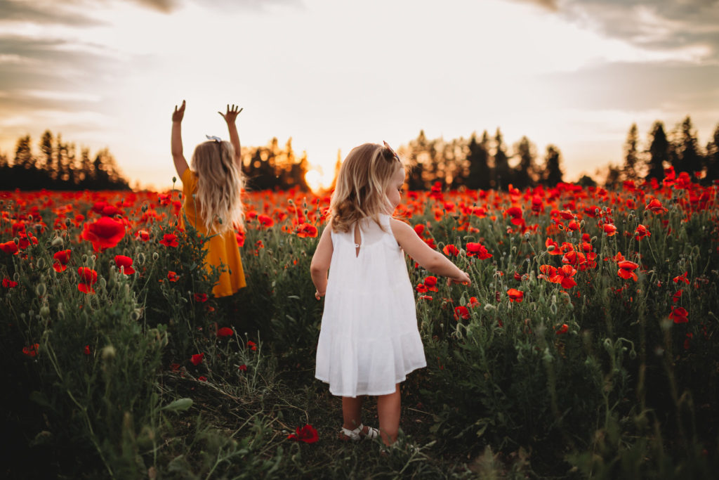 We recently stumbled upon breathtaking poppy fields less than an hour south of Portland Oregon. Check out our sunset photos in the Oregon poppy fields!