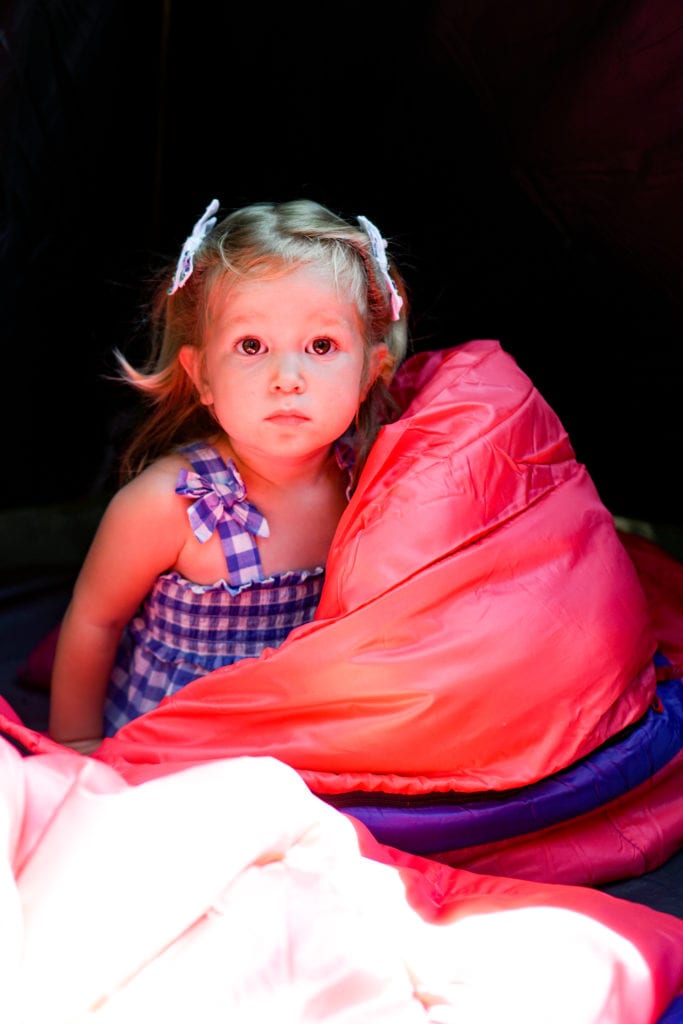 Tent camping with toddlers 