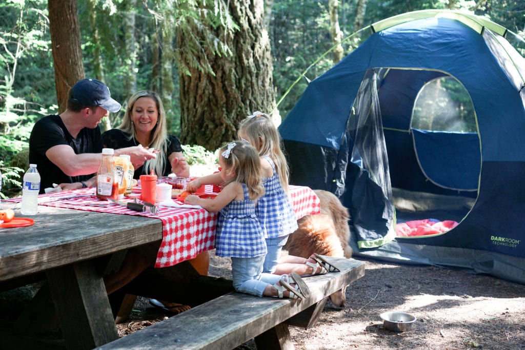 Tent camping with toddlers 