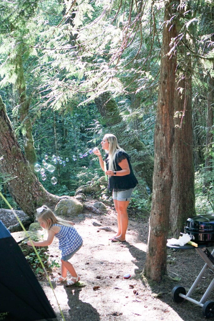 Tent camping with toddlers 