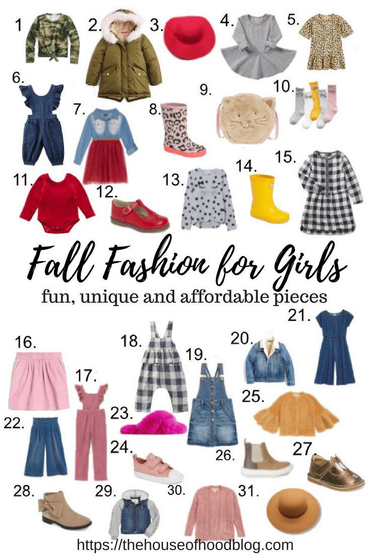 Trendy Little Girls Fashion Items for Fall 