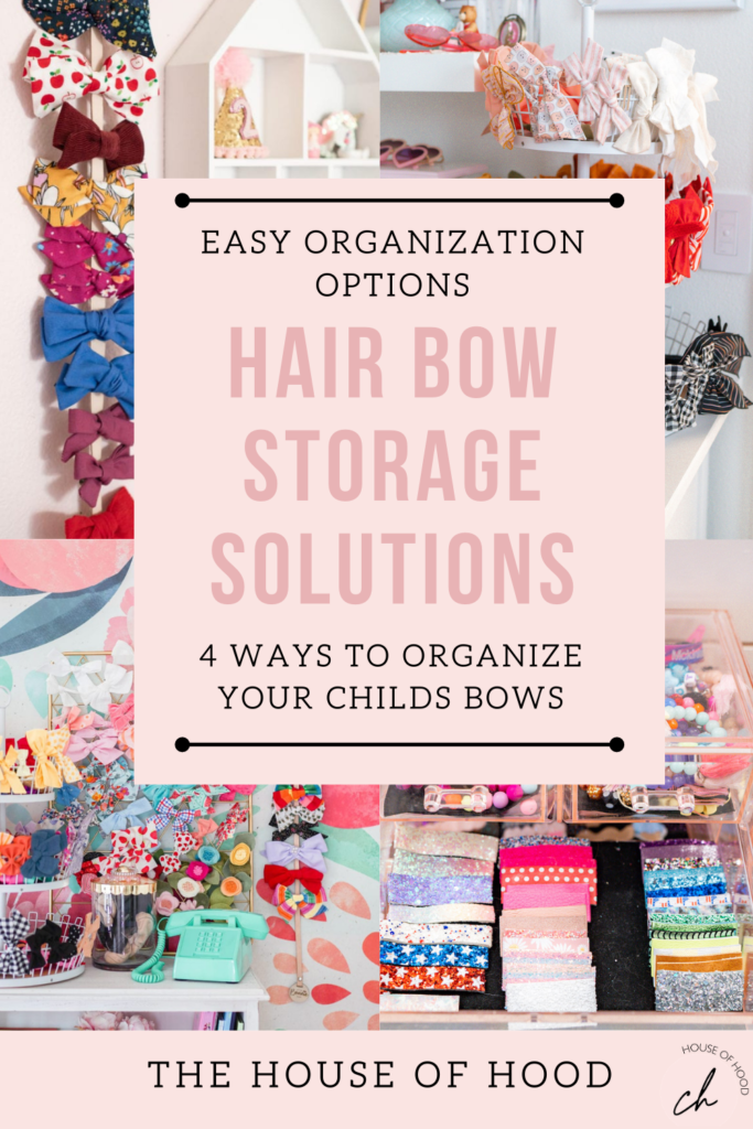 Hair Bow Storage and Organization Ideas