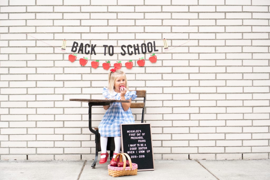 First day of preschool 