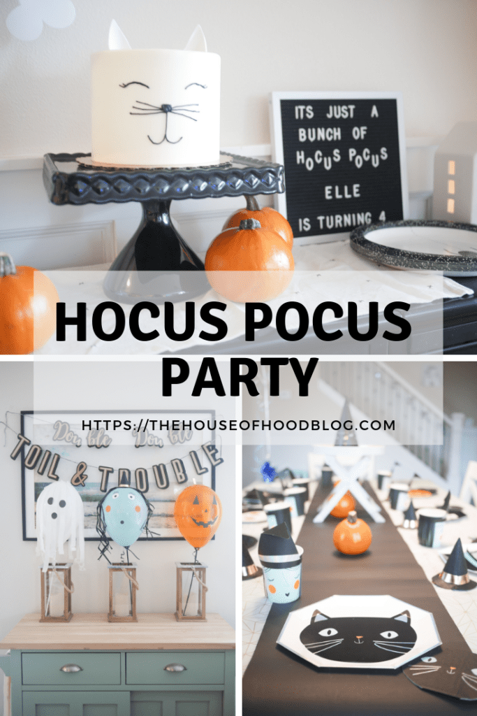a hocus pocus themed birthday party, children's birthday party ideas for halloween