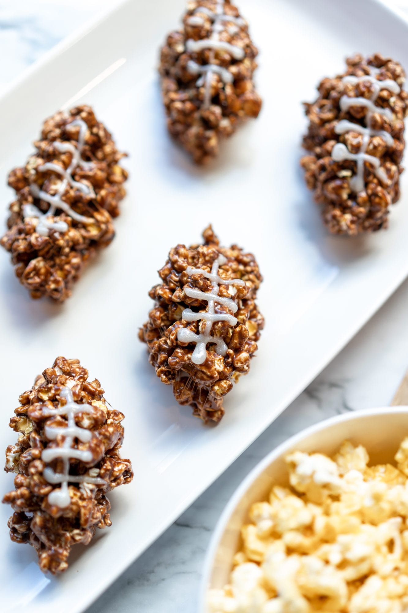 Easy football party decor and recipe ideas for the big game