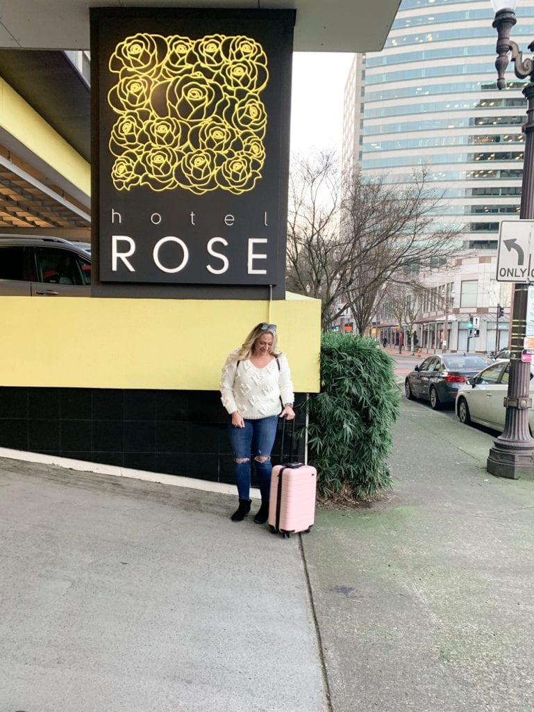 Our Staycation at Hotel Rose in Portland Oregon