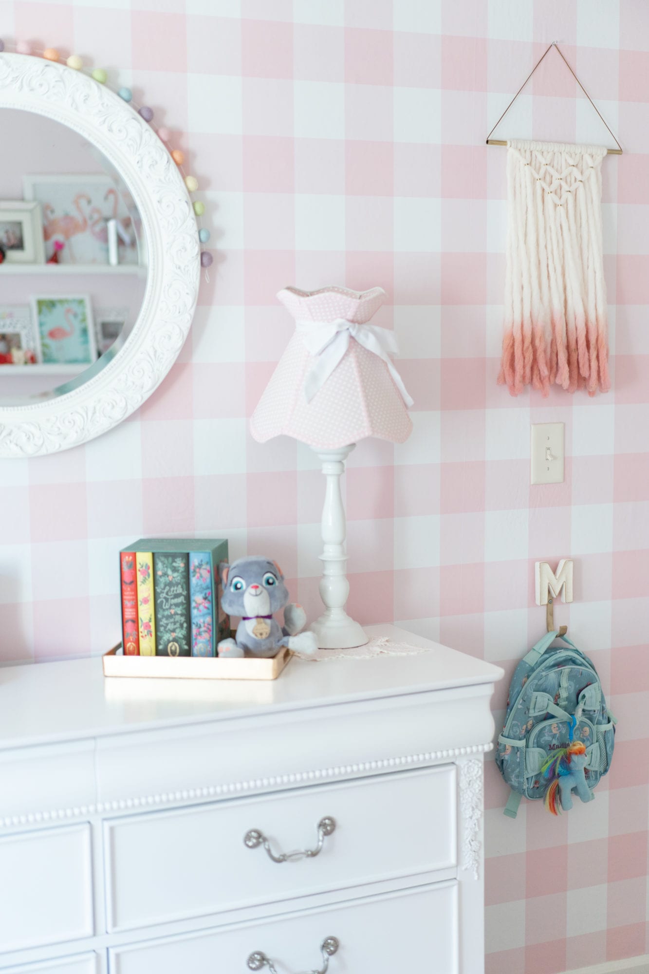 Pink Gingham WallpaperDSC07486 The House of Hood Blog
