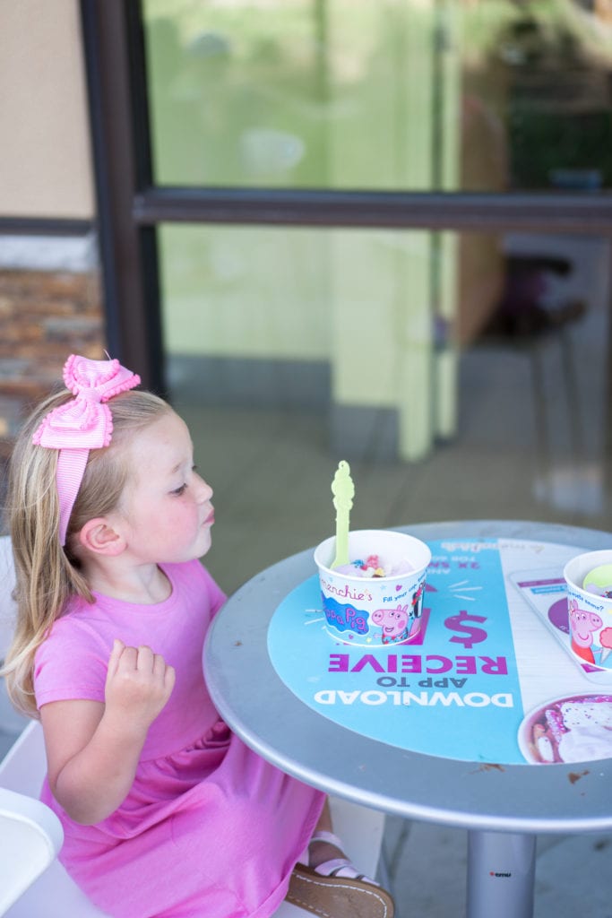 National Pink Day Celebration with Peppa Pig and Menchie's 