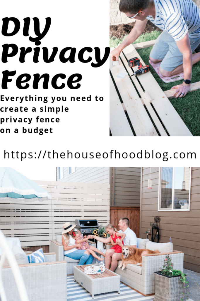 DIY Privacy Fence 
