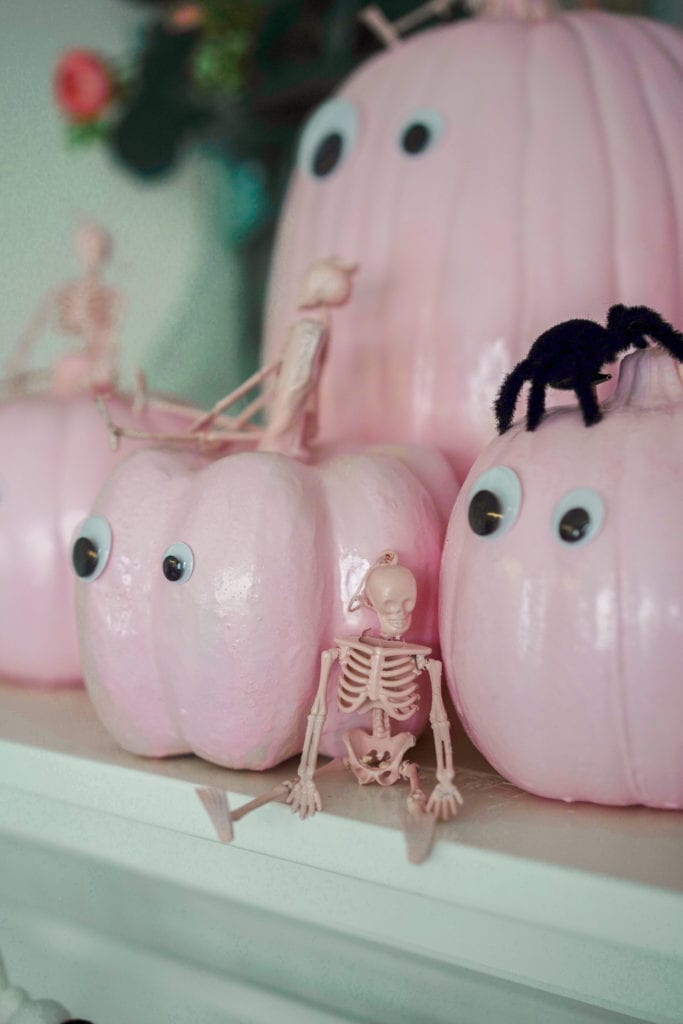 Pink Pumpkin Decorations