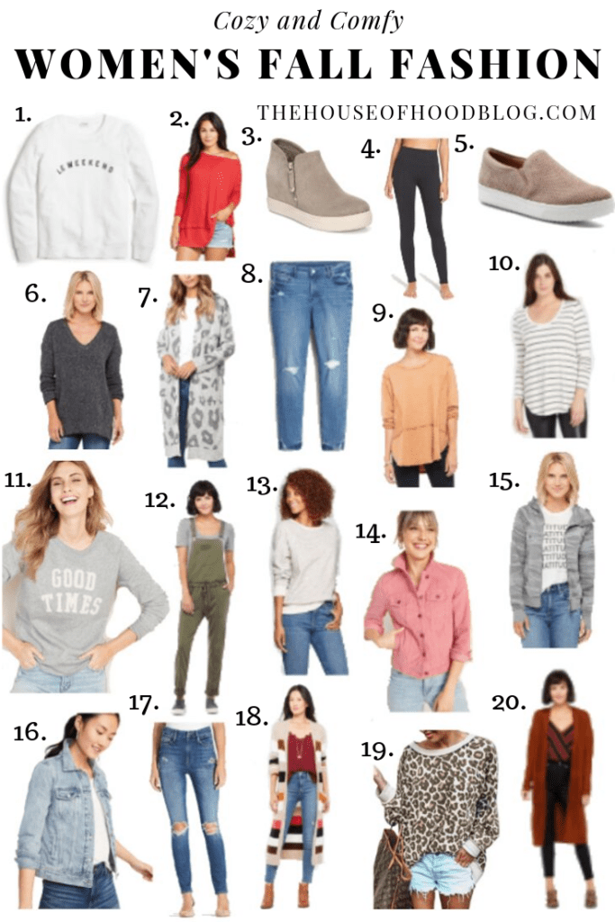 Cozy and Comfy Women's Fall Fashion 