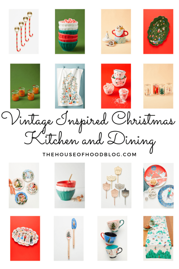 Vintage inspired christmas decor 