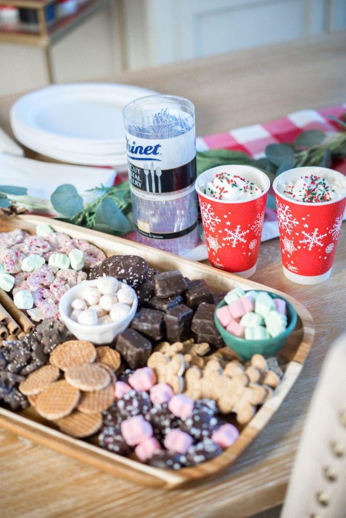 Holiday Entertaining - Hot Chocolate and Christmas Cookie Board Party
