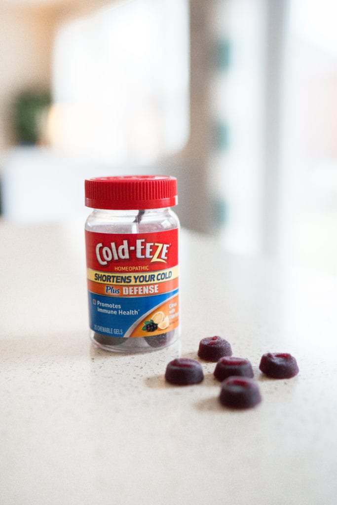 cold medicine on counter