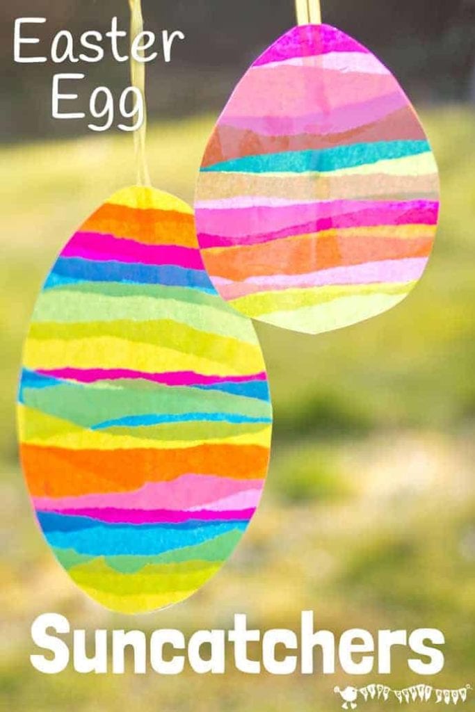Yellow and Green Easter Chick Sun Catcher 