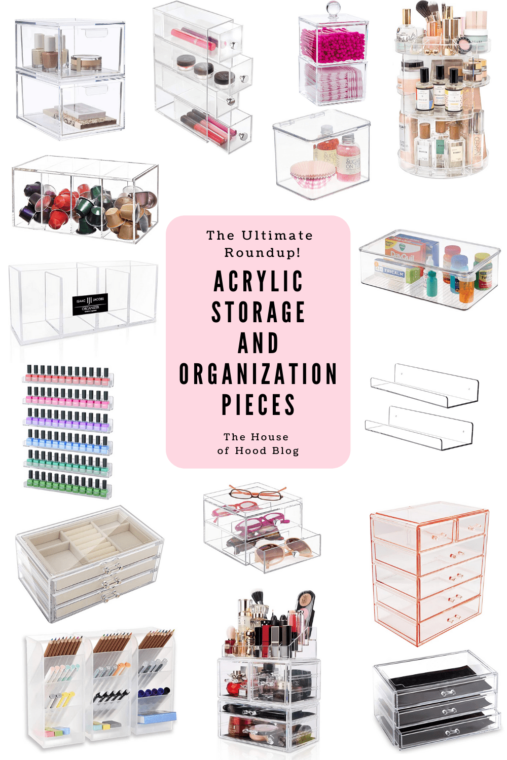 Acrylic Step Organiser, Home Organisation