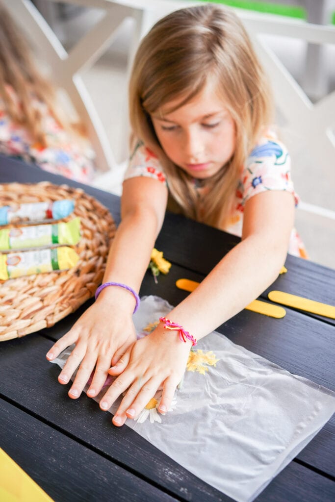 Easy Kids Flower Press DIY