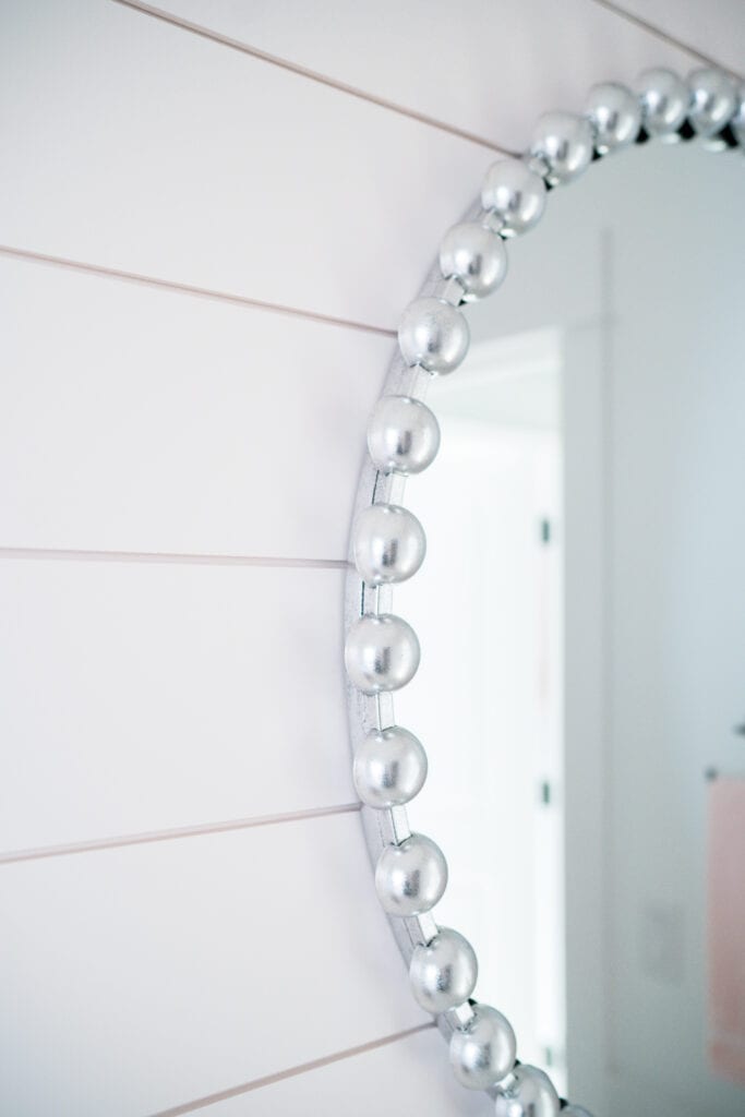 Pink Shiplap - Bathroom Accent Wall 