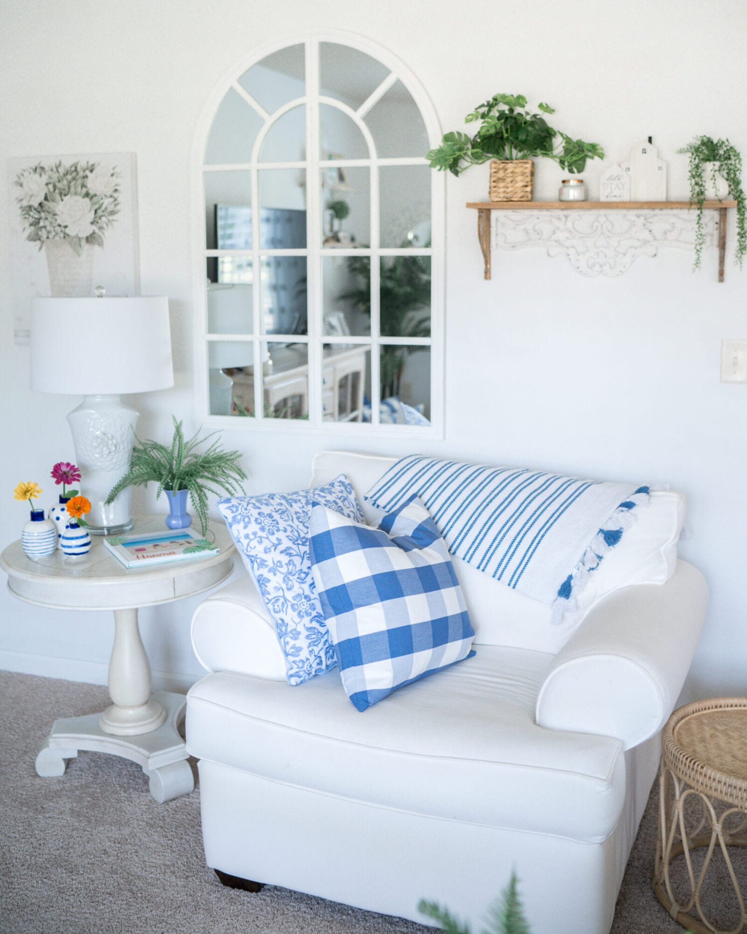 Cornflower Blue Decor Accents