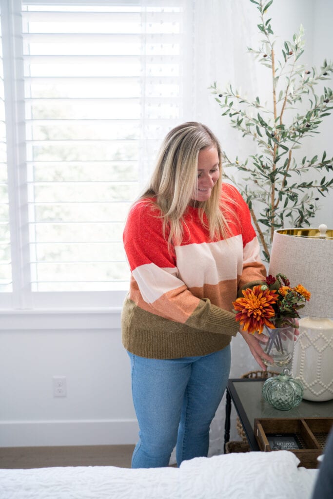Fall Master Bedroom Decor