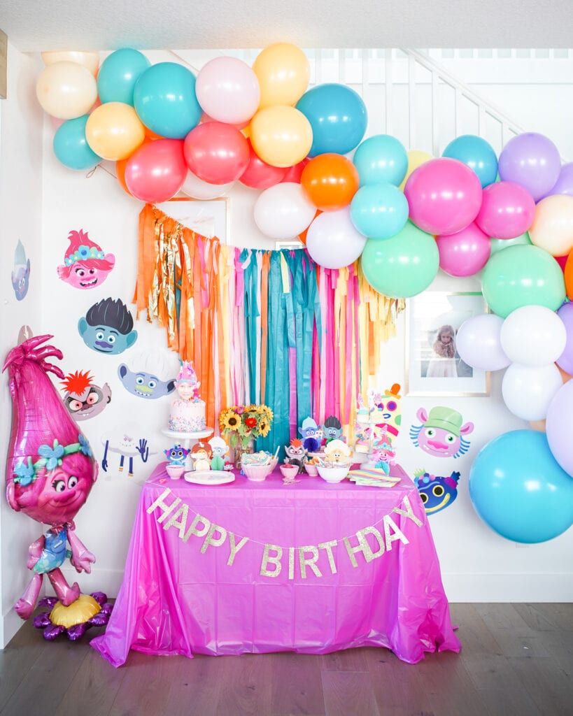 Trolls Princess Poppy Birthday Party