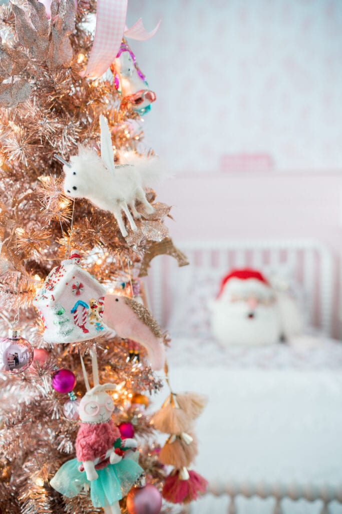 Little Girls Christmas Bedroom Decor