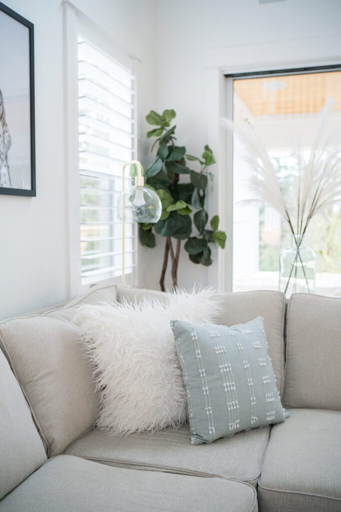 Living Room Decor Refresh with Sage Green 