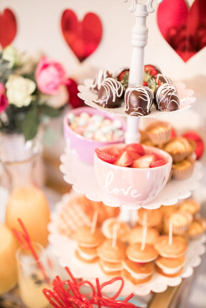 Waffle Bar for Valentine's Day