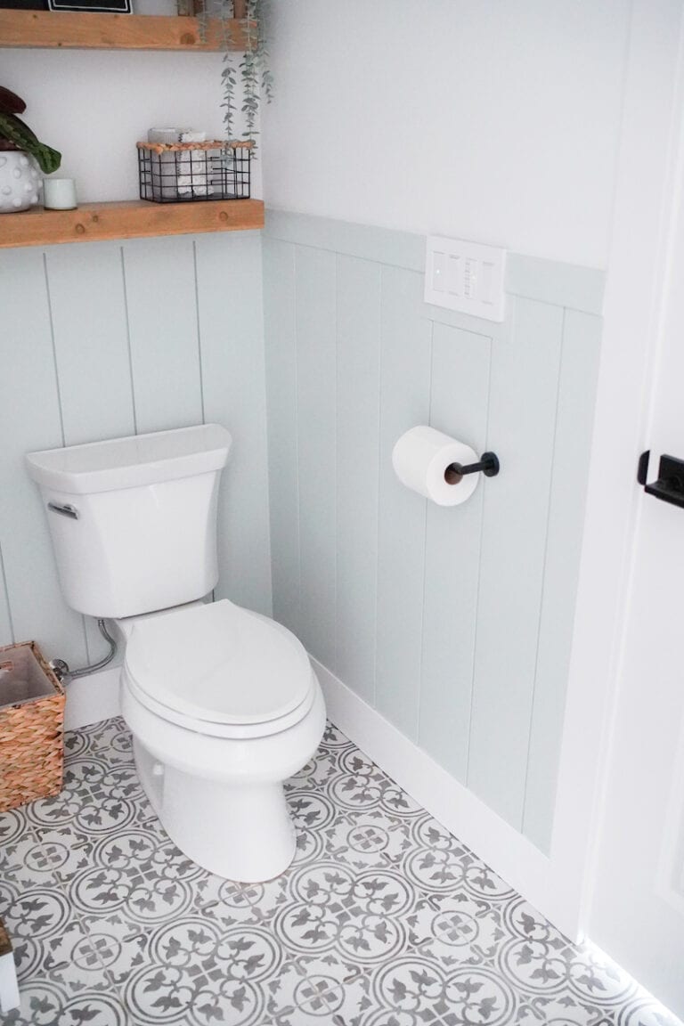 Bathroom Shiplap Transform Your Bathroom with Vertical Shiplap!