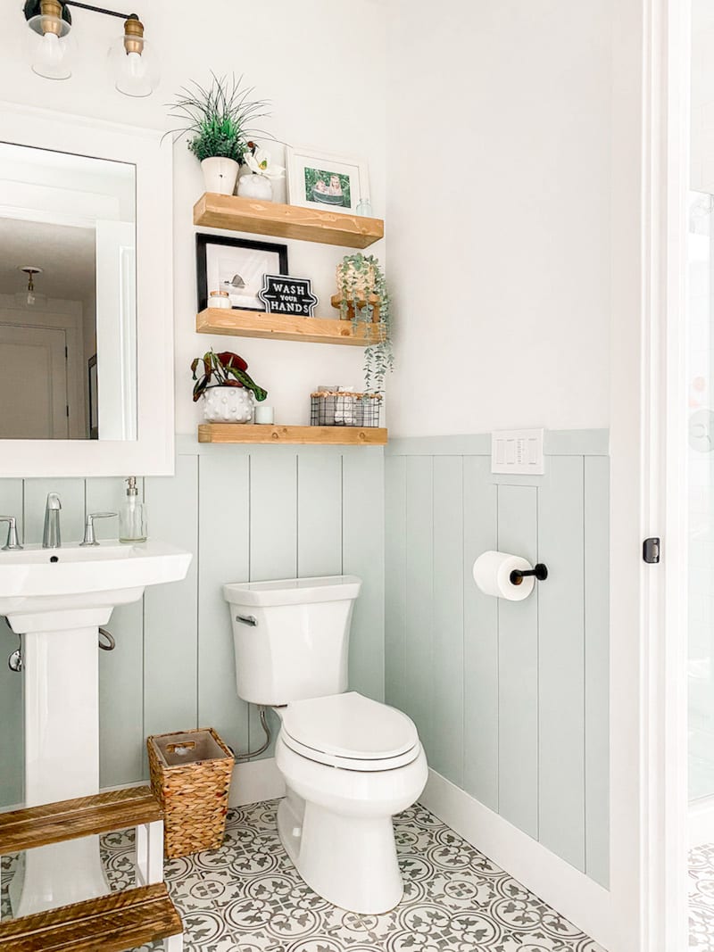 Bathroom Shiplap Transform Your Bathroom with Vertical Shiplap!