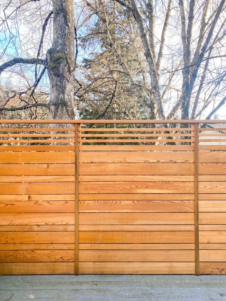 DIY Privacy Fence