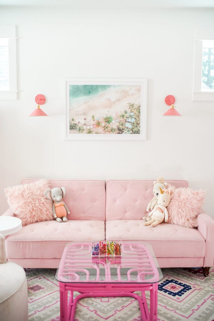 Pink Playroom Decor - Girls Playroom Decor Ideas!