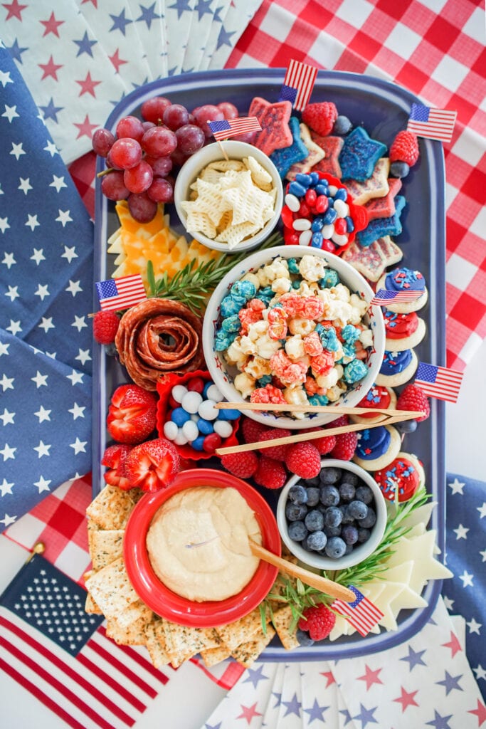 Seasonal Charcuterie and Snack Board Ideas - 4th of July!