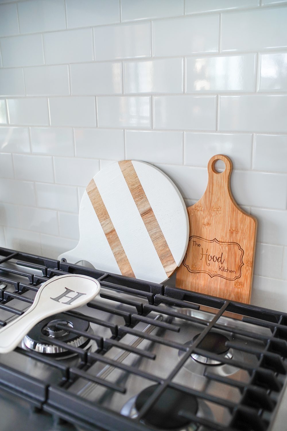 Cutting Board Over Stove