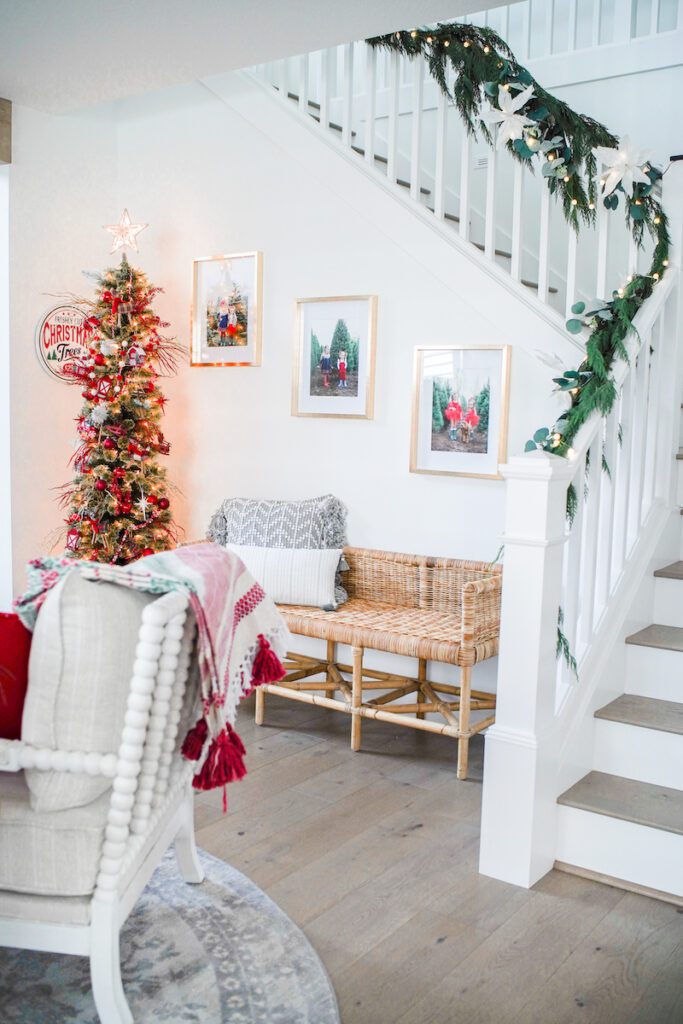 Christmas Staircase Decor