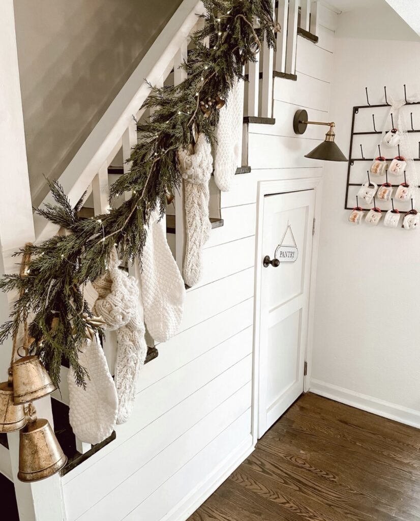 Christmas Staircase Decor