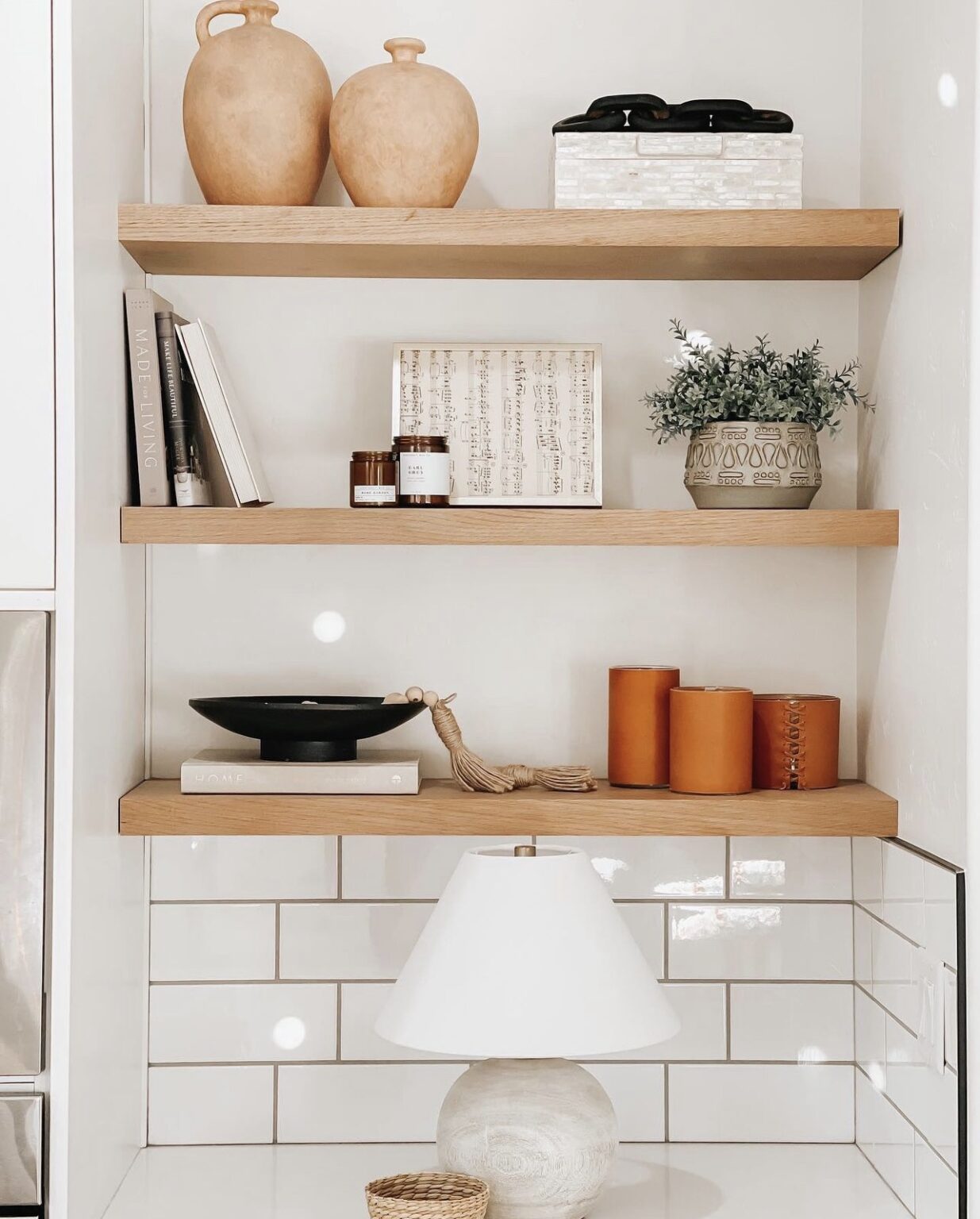Built In Shelf Styling Ideas - How to Style Your Open Shelving
