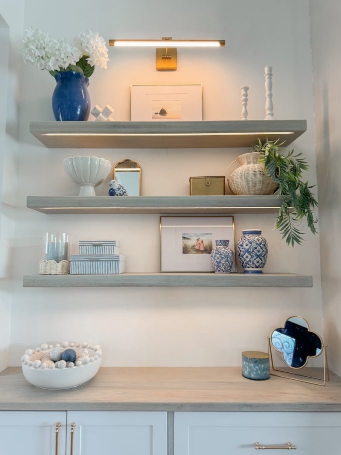 Built In Shelf Styling Ideas - How to Style Your Open Shelving