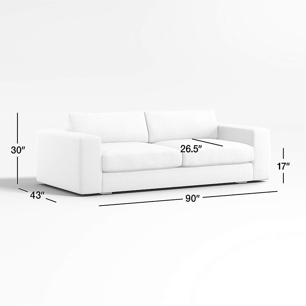 Crate and Barrel Oceanside Sofa Review Our Honest Opinion One Year In!