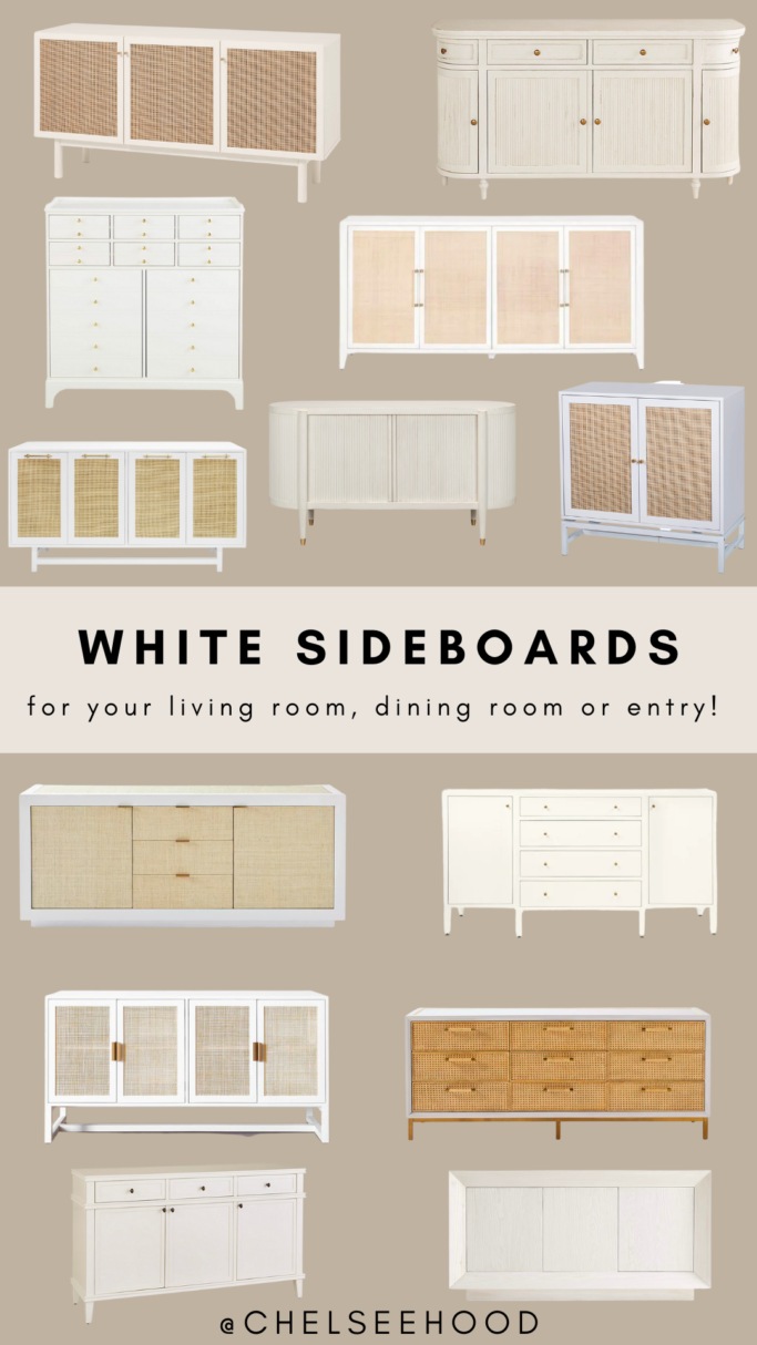 21 White Sideboard Tables You Will Love!