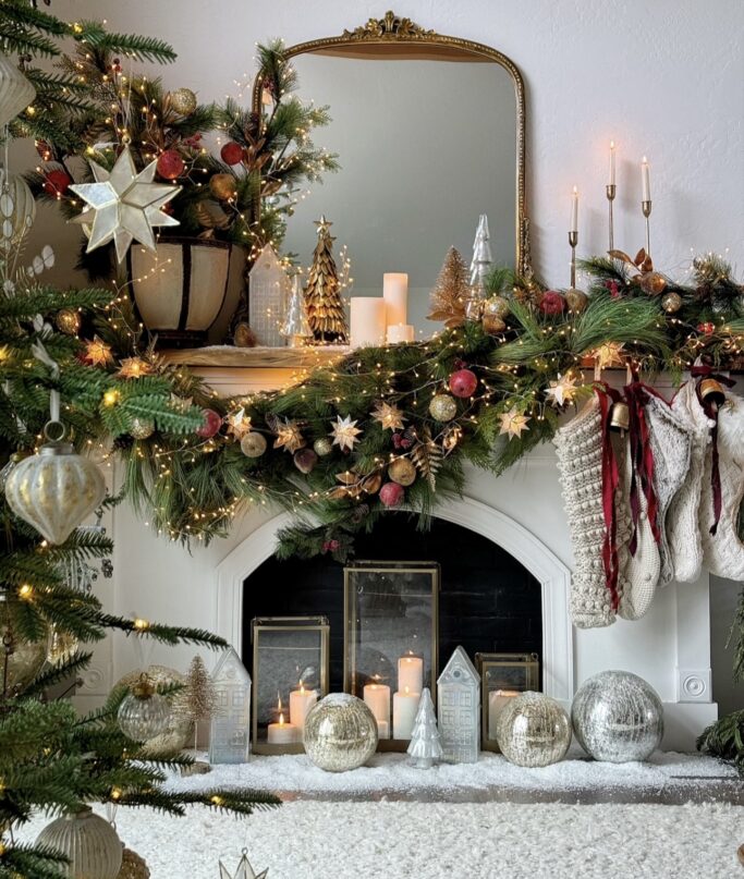 2025 Christmas Mantel Decor Ideas You Will Love! 