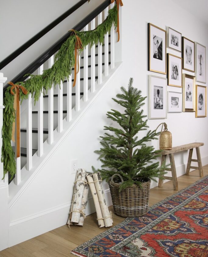 Christmas Staircase Decor