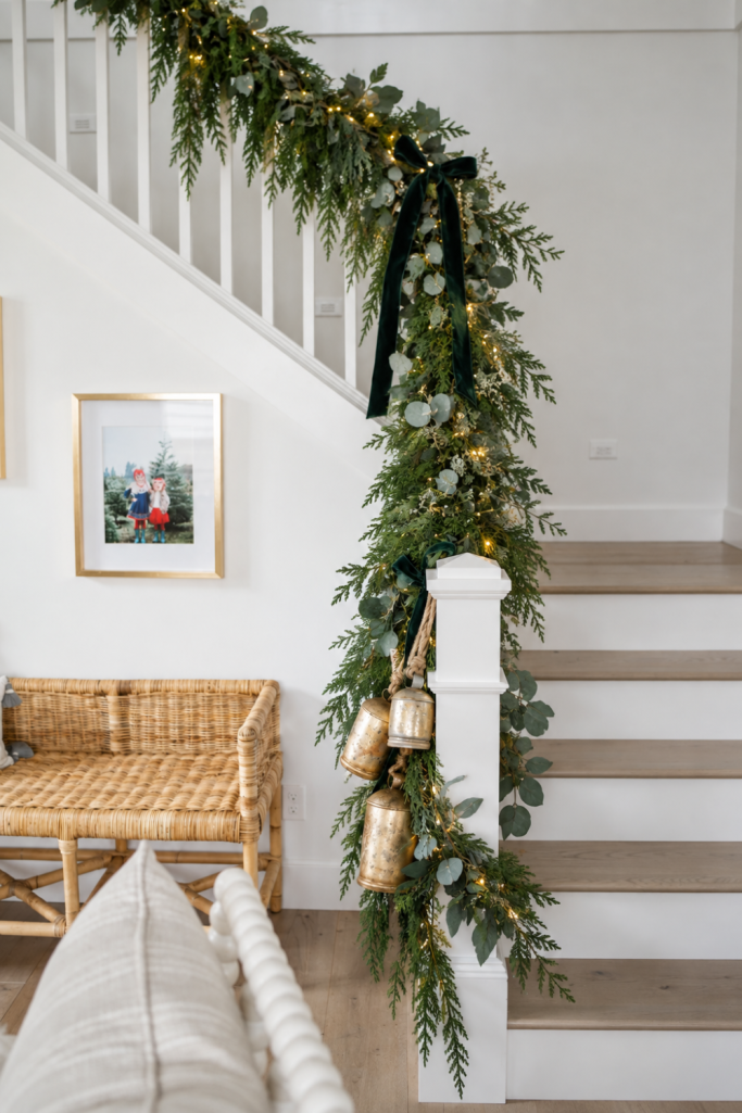 Christmas Staircase Decor