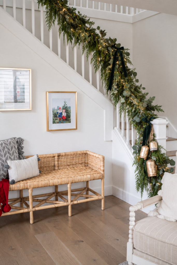 Christmas Staircase Decor