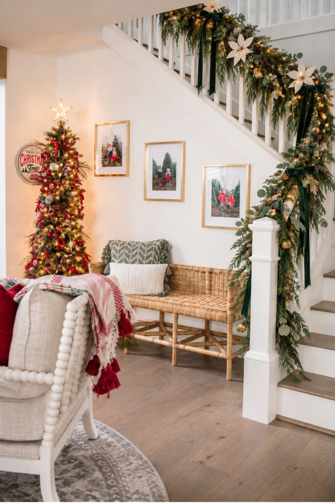 Christmas Staircase Decor